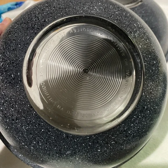 PYREX Nesting Mixing Bowls 4 Piece Speckled Granite Clear Bottom - Picture 3 of 6